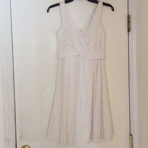 Nine West White lace dress